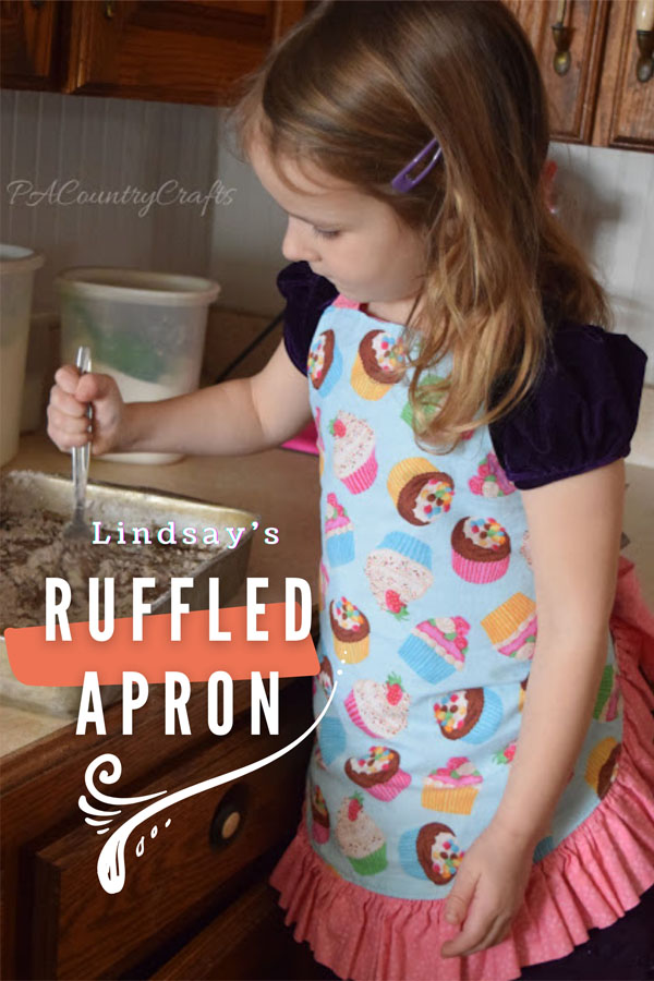 Girl's Ruffled Apron FREE sewing pattern