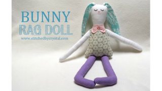 Bunny Rag Doll FREE sewing pattern