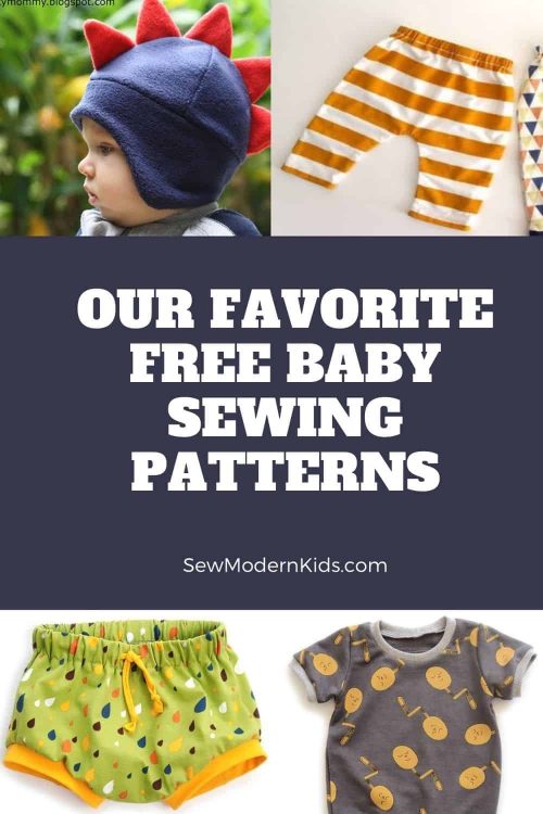 FREE Baby sewing patterns available to download today - Sew Modern Kids