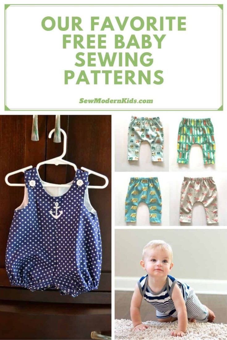 FREE Baby sewing patterns available to download today Sew Modern Kids