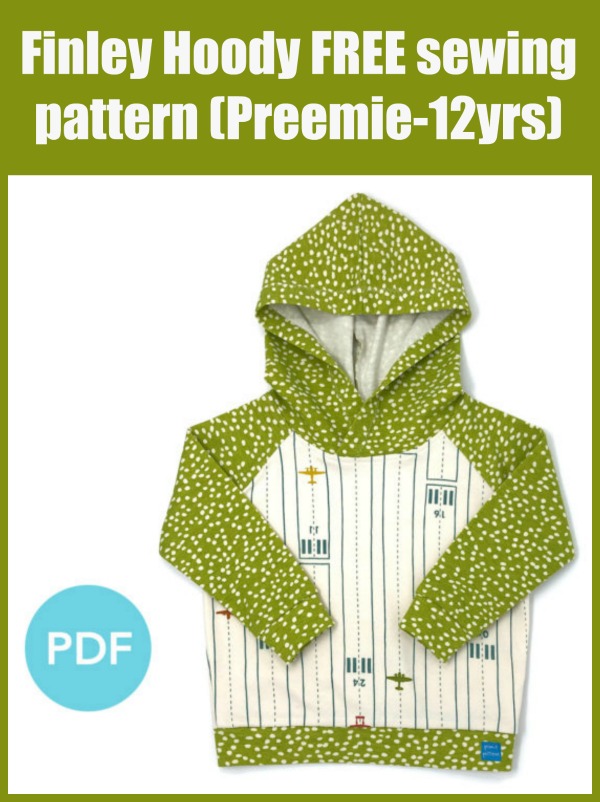 Finley Hoody FREE sewing pattern (Preemie-12yrs)