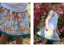 How to make a Bias Tape Trimmed Skirt FREE tutorial