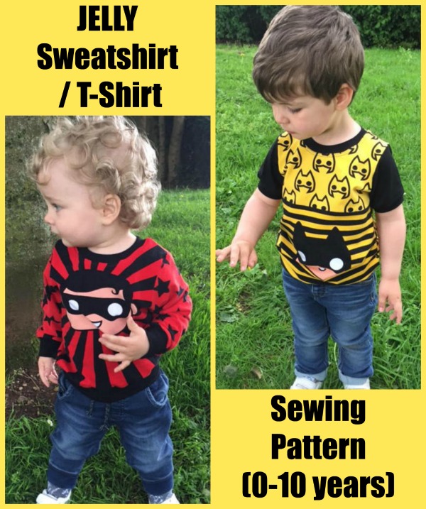 JELLY Sweatshirt / T-Shirt sewing pattern (0-10 years)