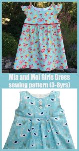 Mia and Moi Girls Dress sewing pattern (3-8yrs) - Sew Modern Kids