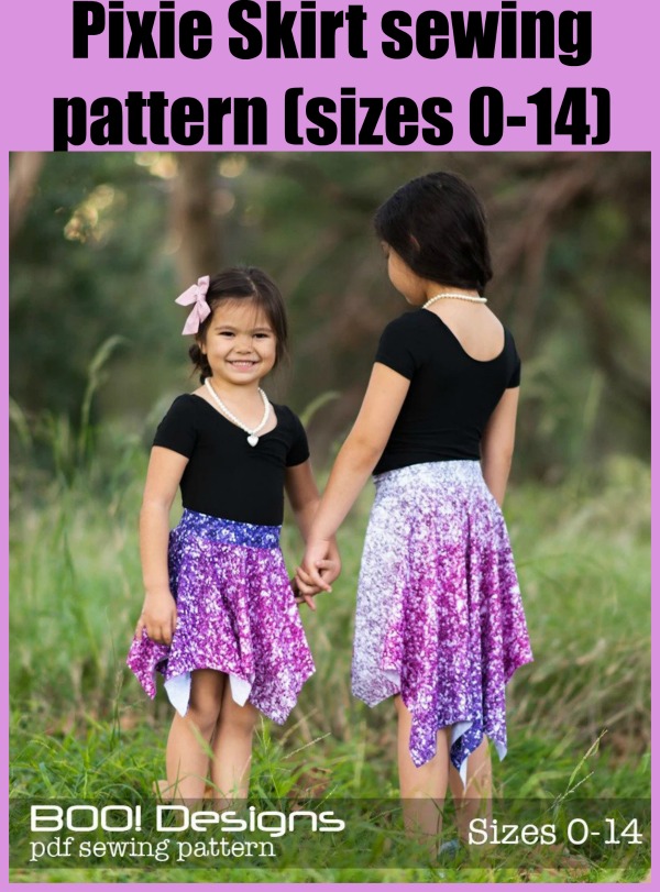 Pixie Skirt sewing pattern (sizes 0-14) - Sew Modern Kids