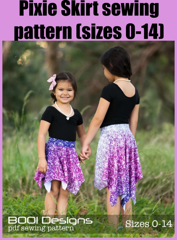 Pixie Skirt Sewing Pattern (sizes 0-14) - Sew Modern Kids