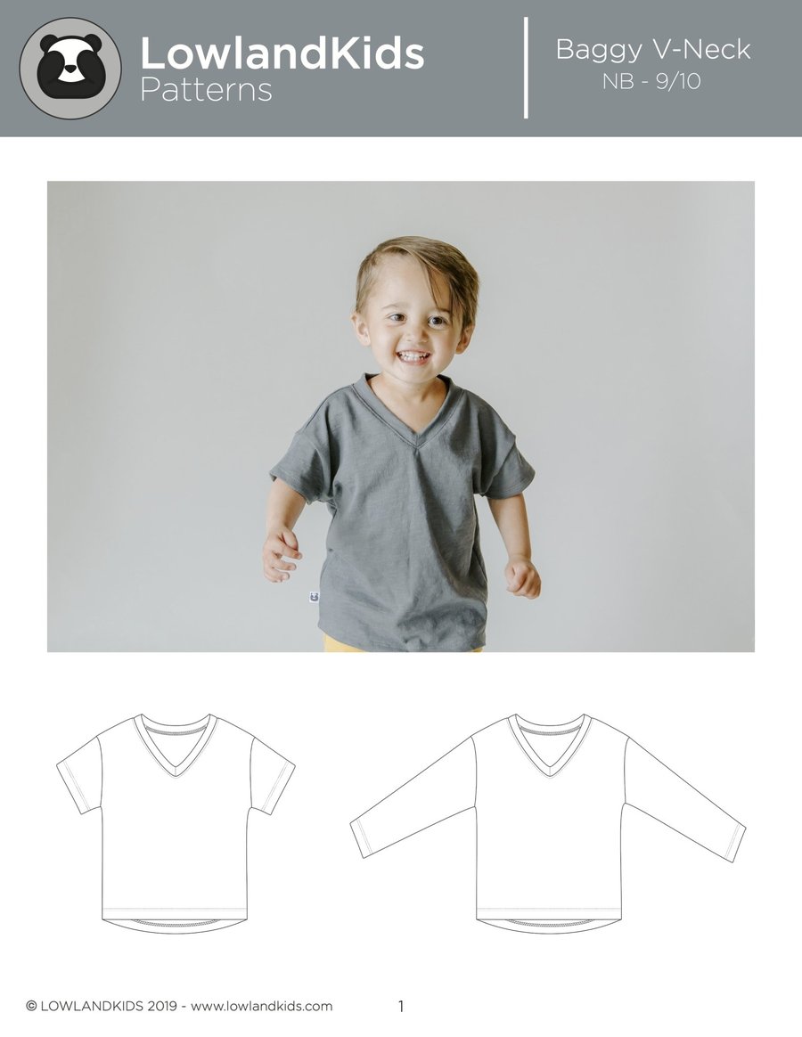 Free T-Shirt Sewing Pattern for Boys and Girls 