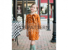 Agatha Top and Dress sewing pattern (2T to 14 years)