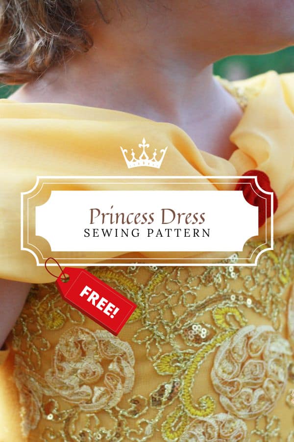 Princess Dress FREE sewing pattern (size 3)