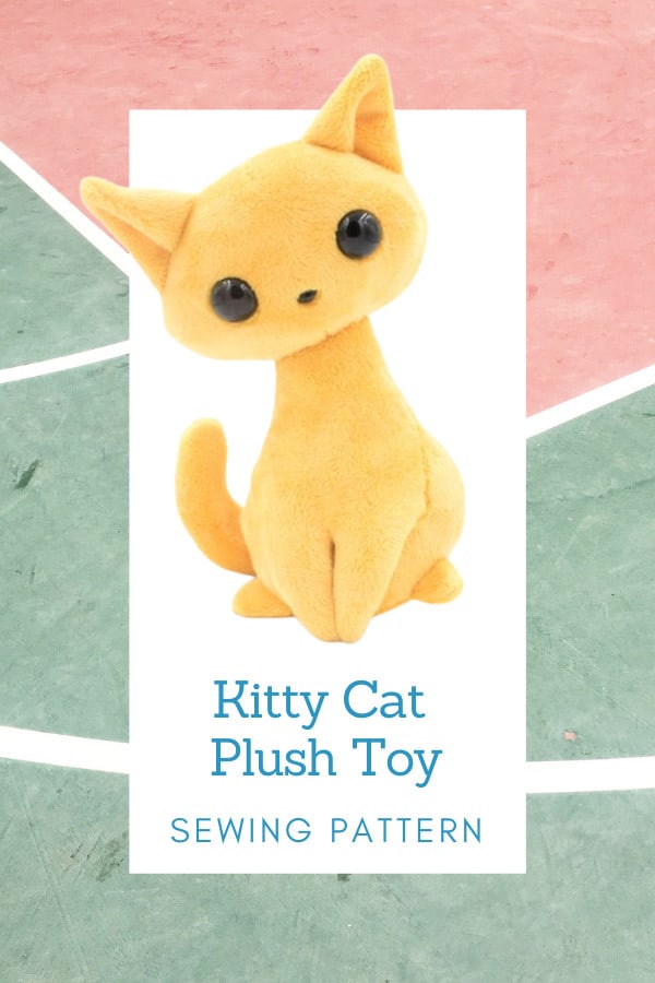 Kitty Cat Plush Toy sewing pattern Sew Modern Kids