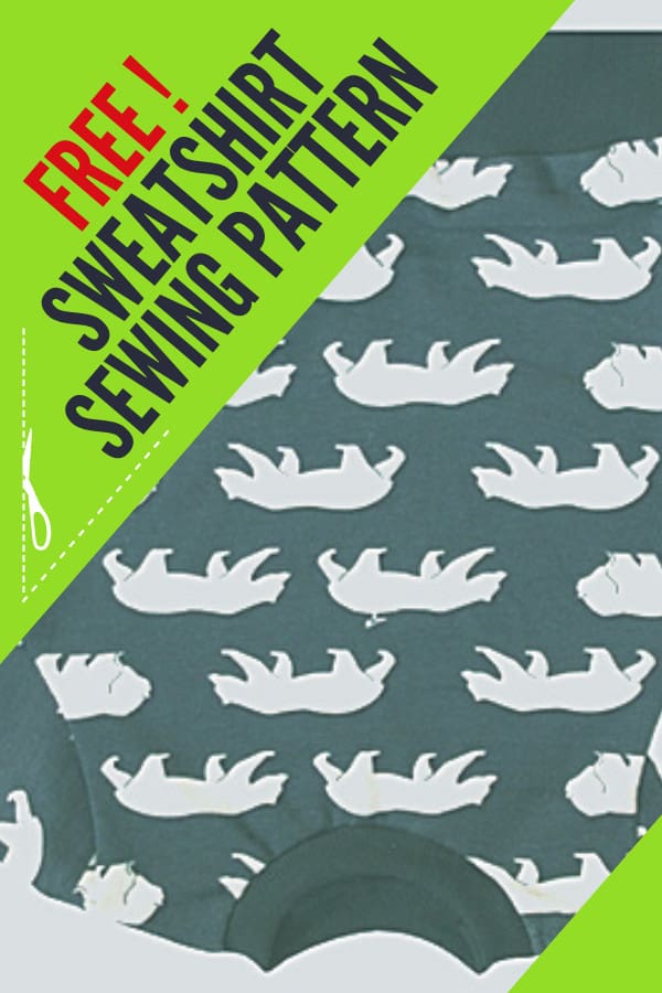 FREE Sweatshirt sewing pattern and tutorial (Newborn-2T)
