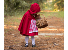 Little Red Riding Hood - A Hooded Cape FREE tutorial