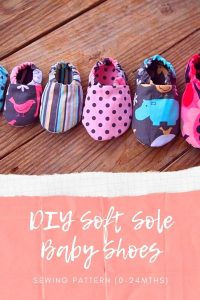 DIY Soft Sole Baby Shoes sewing pattern (0-24mths) - Sew Modern Kids