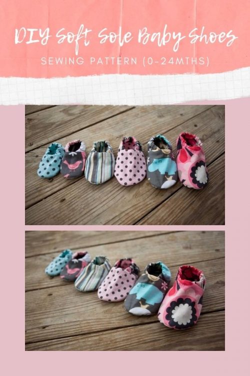 DIY Soft Sole Baby Shoes sewing pattern (0-24mths) - Sew Modern Kids