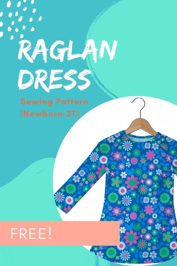 FREE sewing pattern for the Raglan Dress (Newborn-2T)