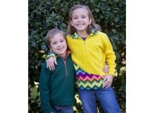 Kids K2 Fleece Pullover sewing pattern (sizes 2-18)