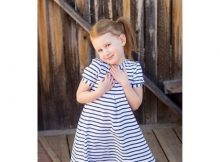 FREE sewing tutorial showing you two methods for matching stripes when sewing