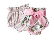High Waisted Bloomers (Diaper Cover) sewing pattern (Sizes 3m-5T)