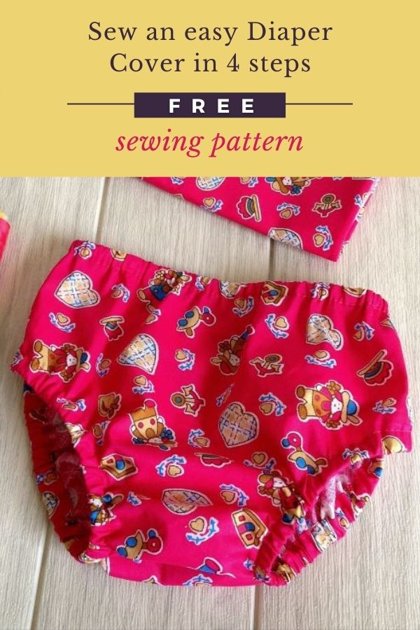 Sew an easy Diaper Cover in 4 steps FREE sewing pattern - Sew Modern Kids