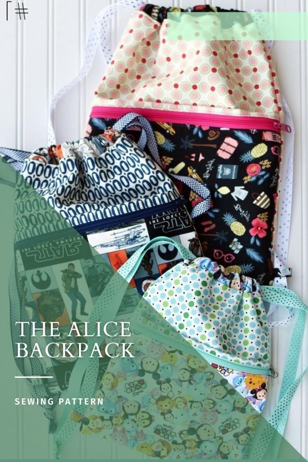 Sewing pattern for the Alice Backpack