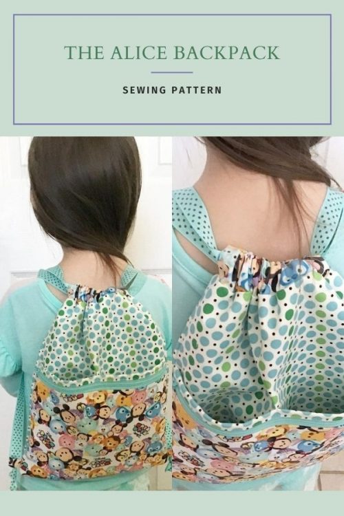 The Alice Backpack sewing pattern - Sew Modern Kids