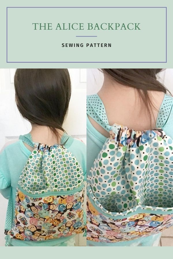 Sewing pattern for the Alice Backpac