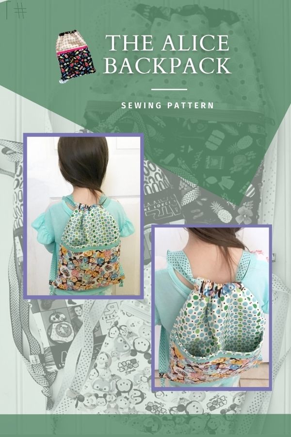 Sewing pattern for the Alice Backpac