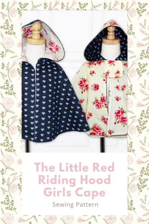 The Little Red Riding Hood Girls Cape sewing pattern - Sew Modern Kids