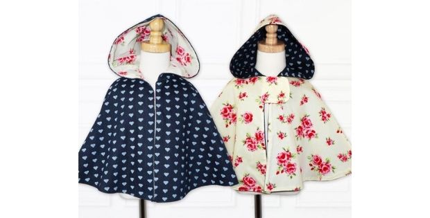 The Little Red Riding Hood Girls Cape sewing pattern