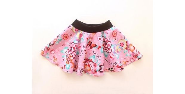 Sewing pattern for the Butterfly Skirt (0-10 years)