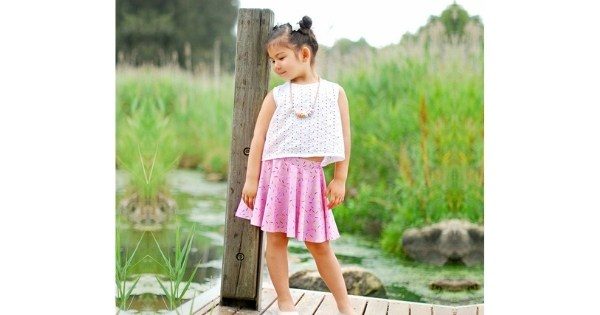 FREE Sewing pattern for the Donut Skirt (sizes 0-14)