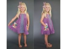 Sewing pattern for the Persimmon Sundress (6mths-12yrs).