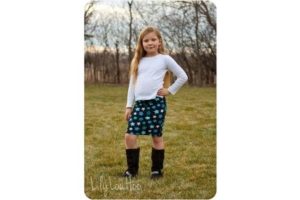 Pipsqueak Pencil Skirt sewing pattern (Sizes 3mths-12yrs)