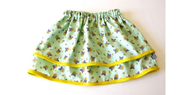 Simple Skirt FREE sewing pattern (with video)