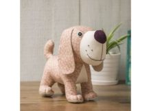 Sewing pattern for a Standing Puppy Dog Fabric Toy