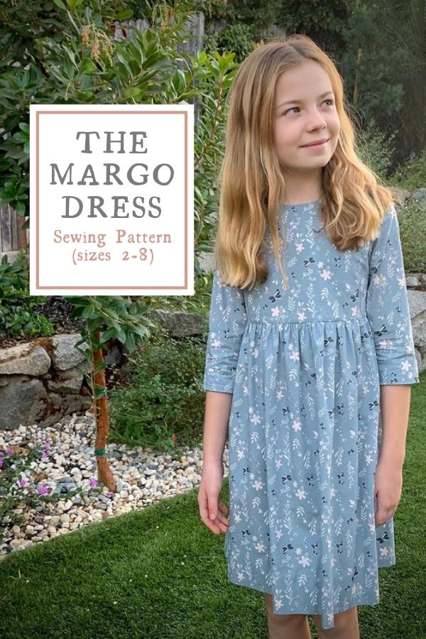 Sewing pattern for the Margo Dress (Sizes 2-8)