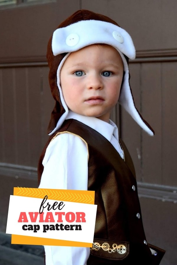 FREE Sewing pattern for the Toddler Aviator Hat