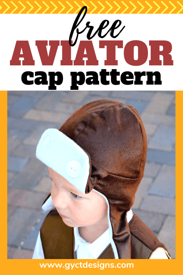 FREE Sewing pattern for the Toddler Aviator Hat