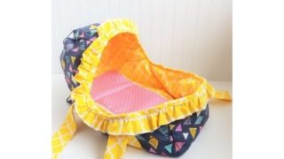 Baby Doll Moses Basket FREE sewing pattern