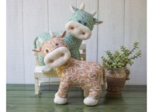 Cow Softie Fabric Toy sewing pattern