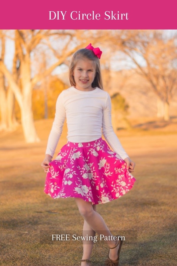 DIY Circle Skirt FREE sewing pattern