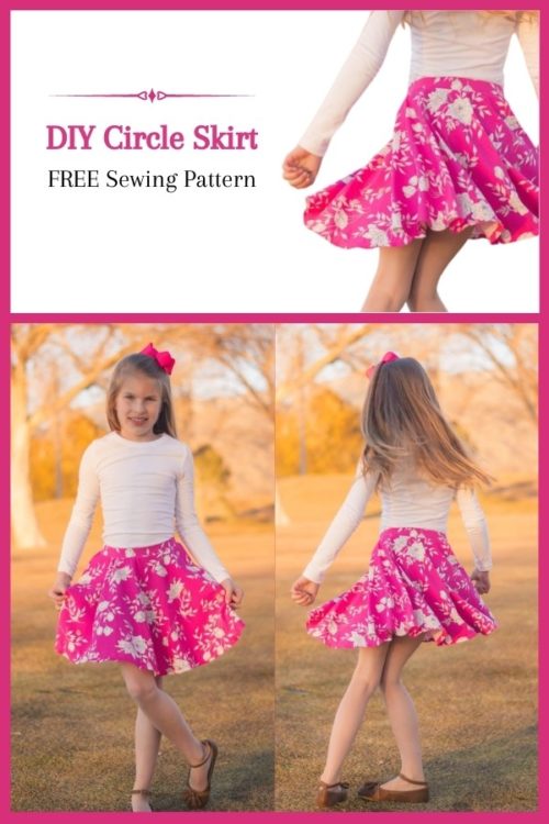 DIY Circle Skirt FREE sewing pattern - Sew Modern Kids