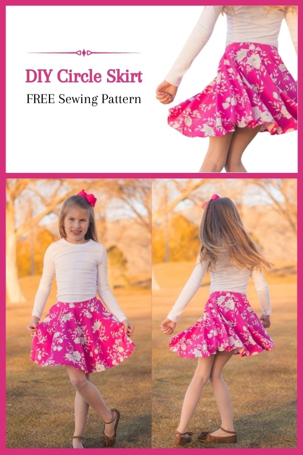 DIY Circle Skirt FREE sewing pattern