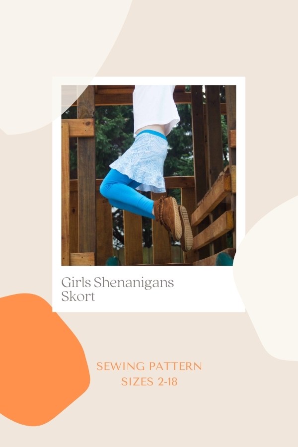 Girls Shenanigans Skort sewing pattern (Sizes 2-18) - Sew Modern Kids