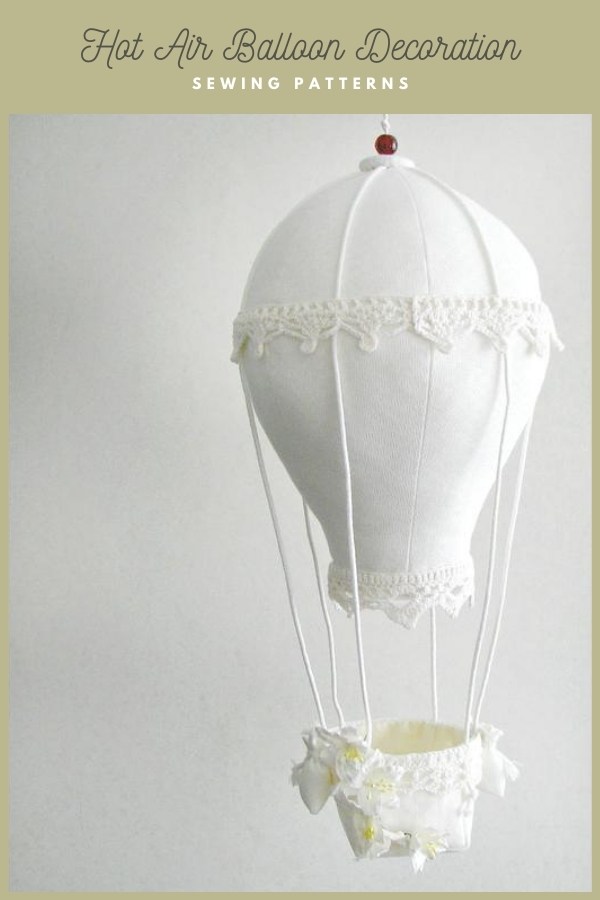 Hot Air Balloon Decoration sewing patterns