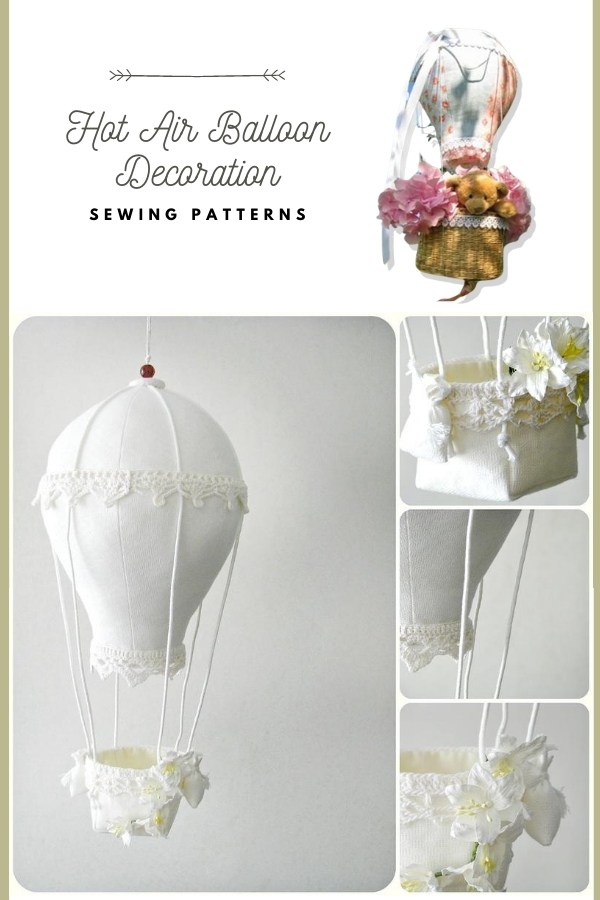 Hot Air Balloon Decoration sewing patterns