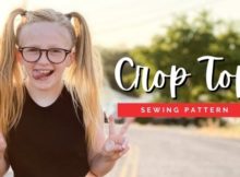 Crop Top sewing pattern (Ages 4-12)