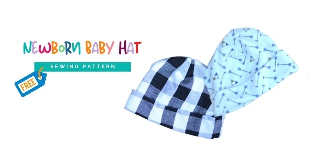 FREE Newborn Baby Hat sewing pattern