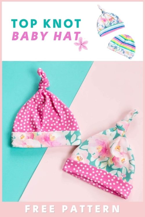 FREE Top Knot Baby Hat sewing pattern - Sew Modern Kids