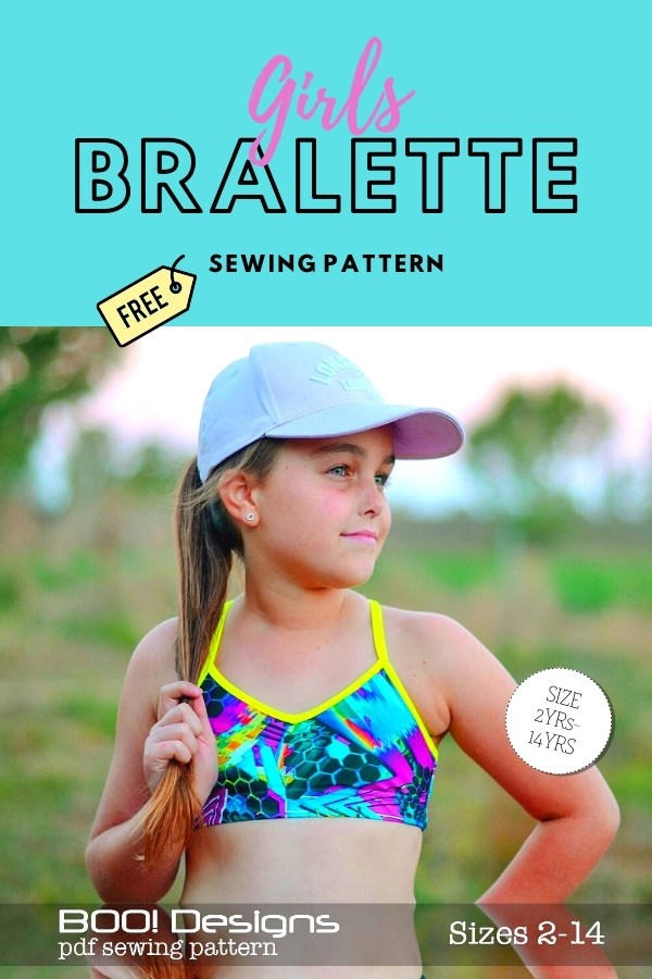 Sewing Pattern for Sports Bra, Easy to Sew Workout Bra Pattern